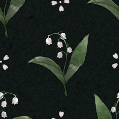 Lovely Lily of the Valley - Dark Sage Green