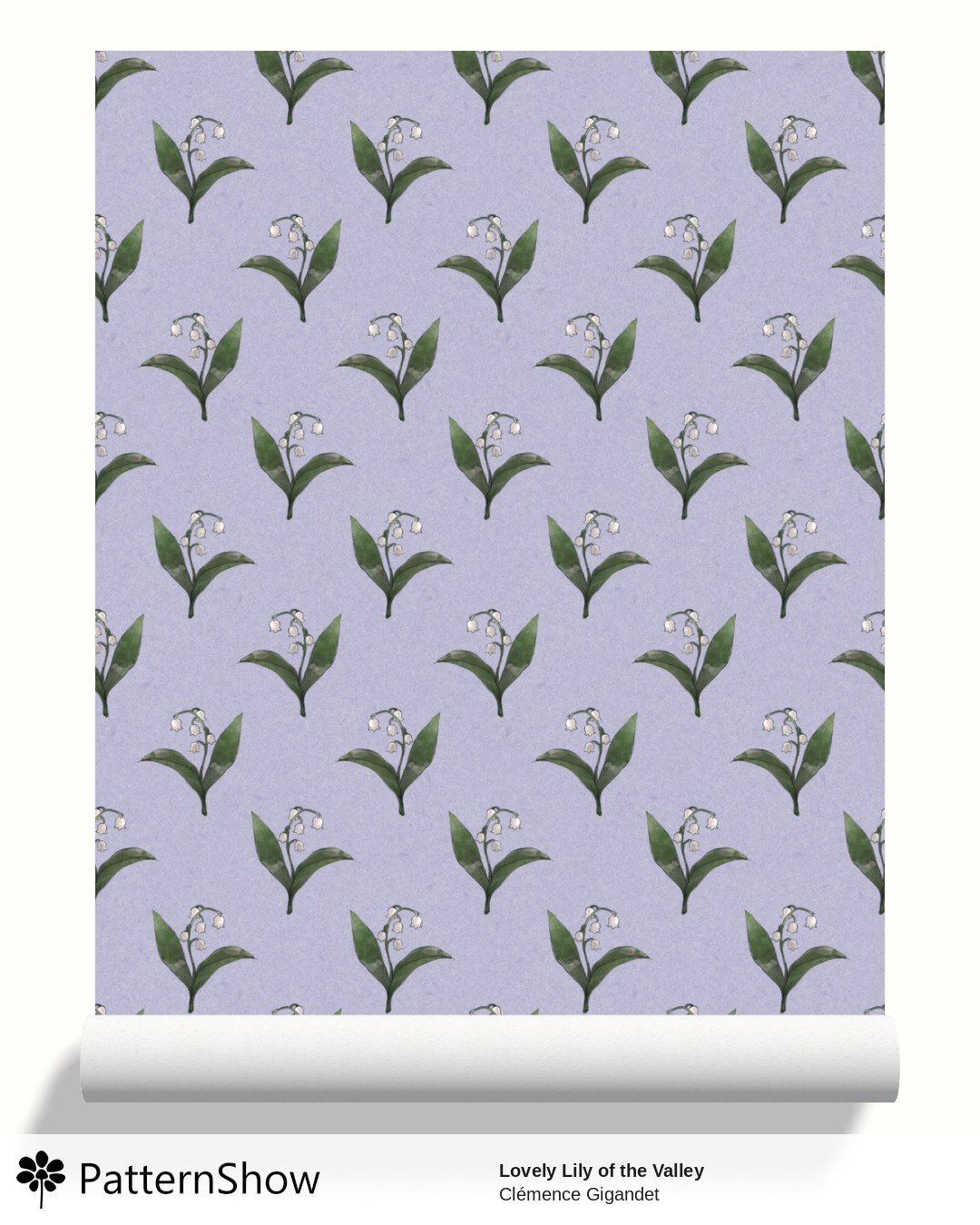 Lovely Lily of the Valley wallpaper - Lavender