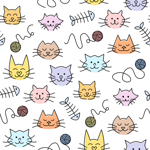 Pastel Colors White Background