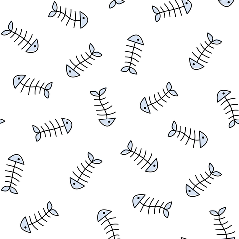 cat-faces-doodles-fishbones.white-background.3600x3600