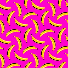 Pop Art Bananas - Hot Pink