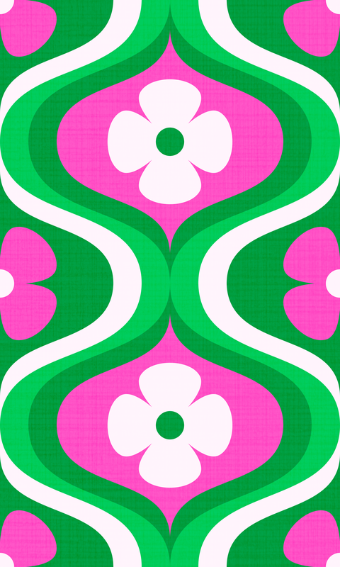 retro-groovy-ogee-flowers.pink-green-cream.3600x6000