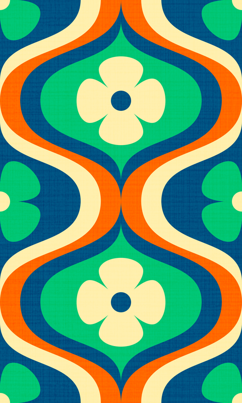 retro-groovy-ogee-flowers.orange-blue-green-cream.3600x6000