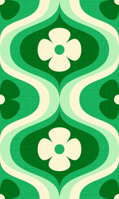 Emerald, Pine Green, Mint, White Cream