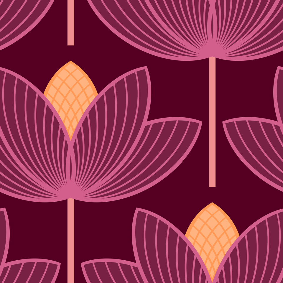 Burgundy Purple Pink Orange