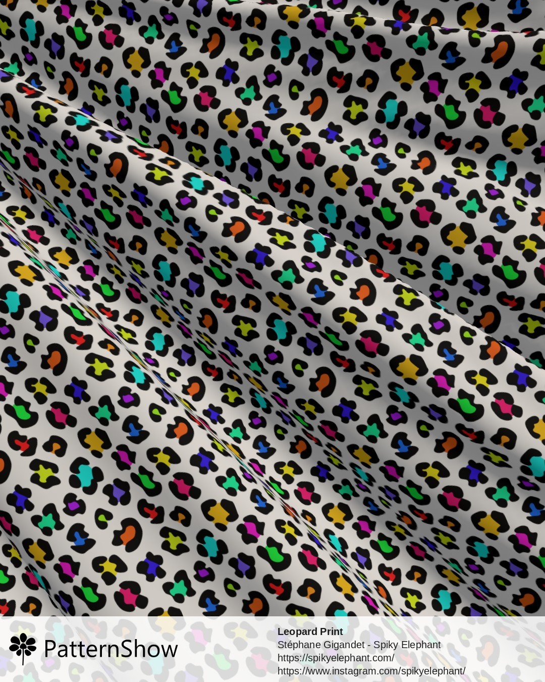 Leopard Print - Rainbow