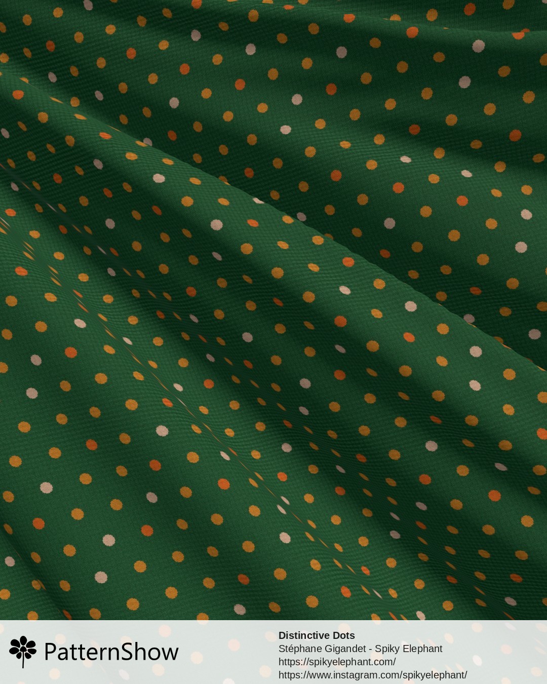 Distinctive Dots - Red Orange Yellow Green