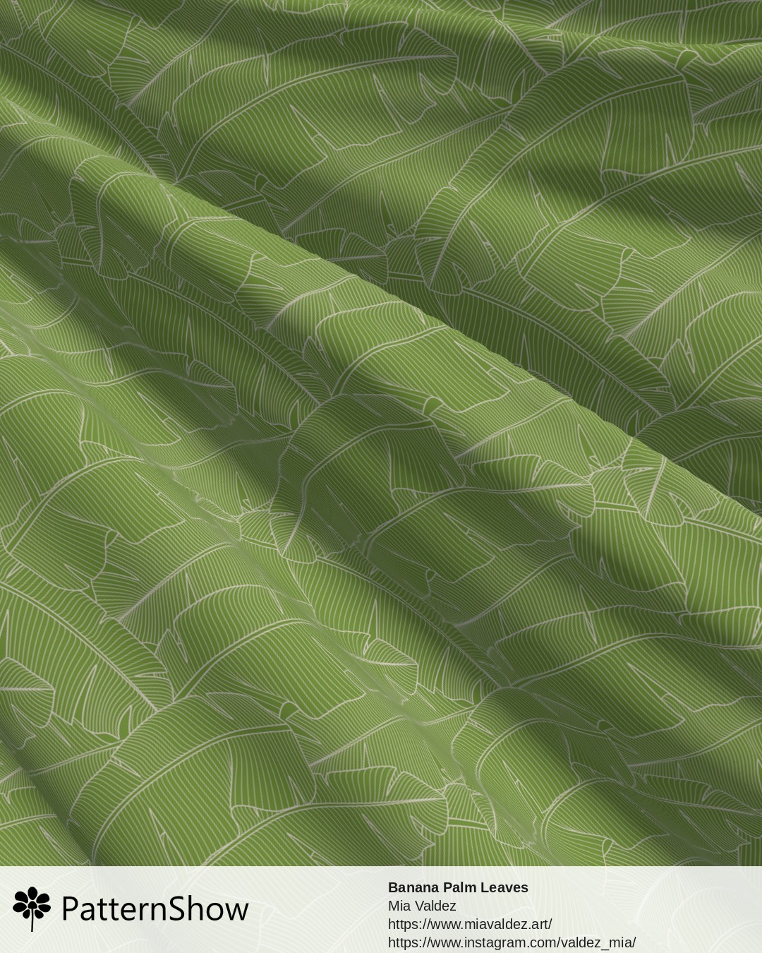 Banana Palm Leaves - Banana Palm Leaves Greenery Eggshell