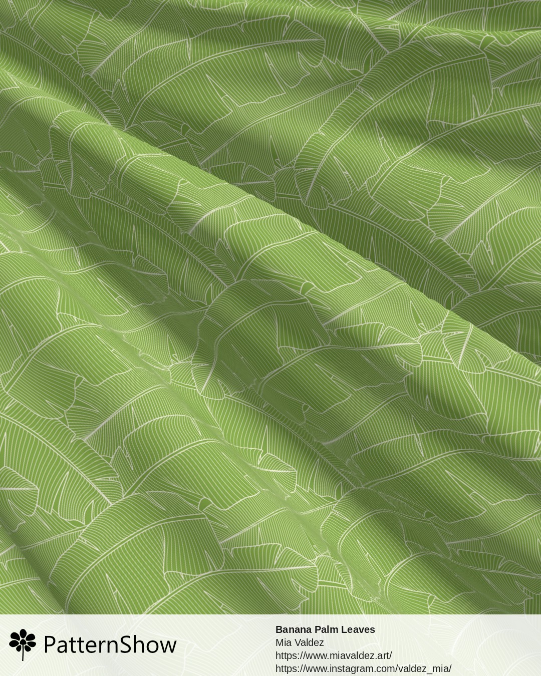 Banana Palm Leaves - Banana Palm Leaves Greenery Eggshell