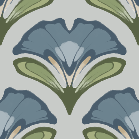 Steel Grey Dusty Blue Olive Green Light Sage