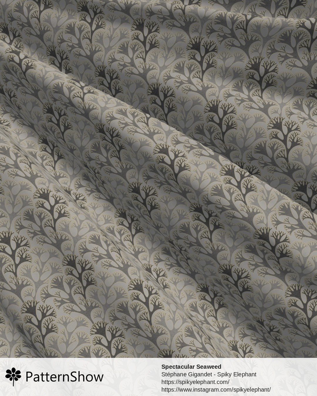 Spectacular Seaweed - Dark Light Moody Grey Shades