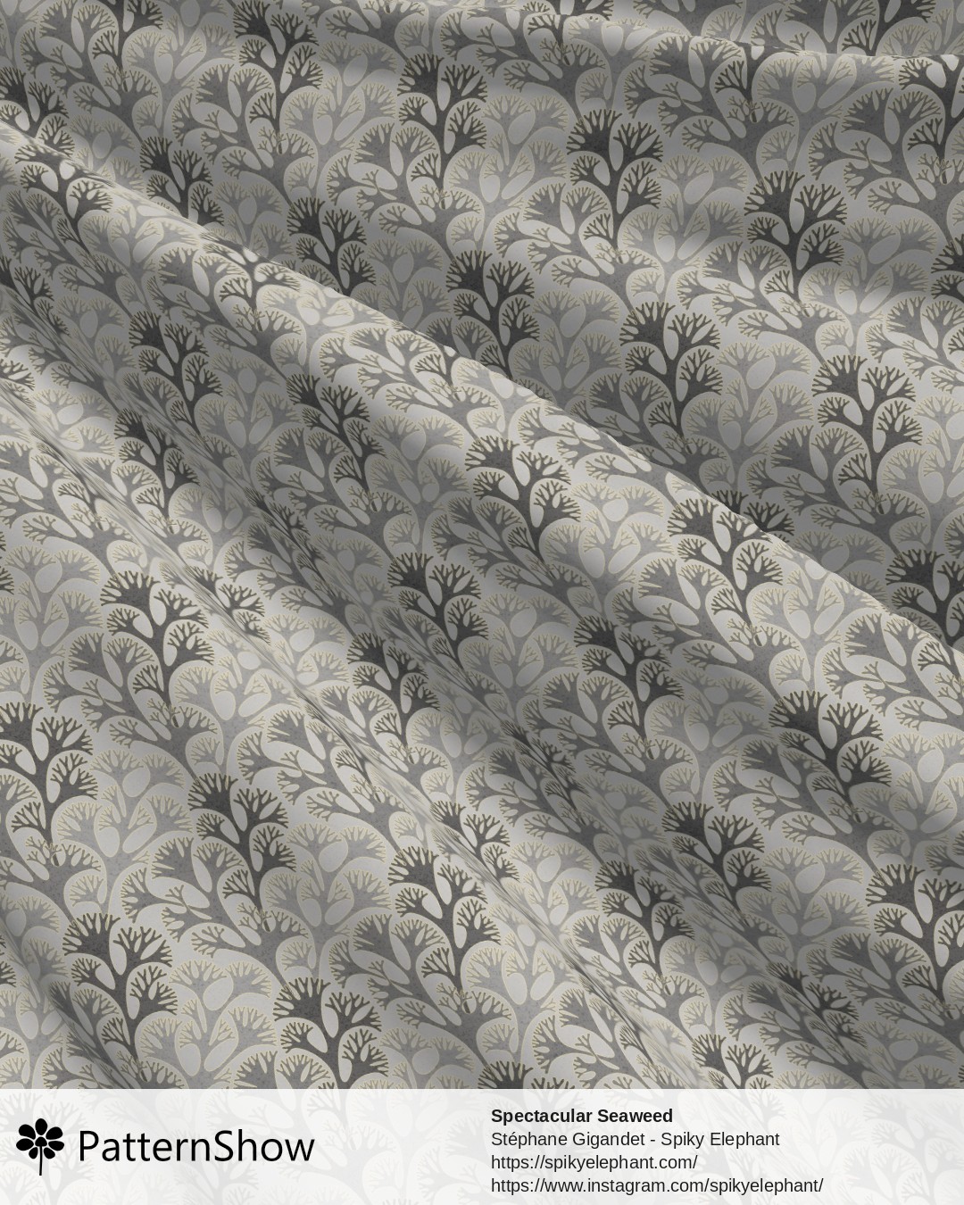Spectacular Seaweed - Dark Light Moody Grey Shades