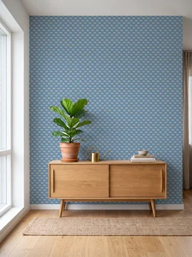 Modern plain room for showing wallpaper